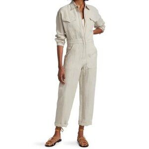 OVERLOVER Rose Jumpsuit in Stone